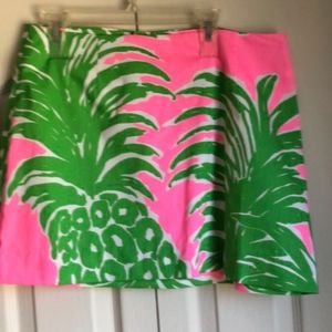 Lilly Pulitzer Tate Skirt Pink Pout Flamenco